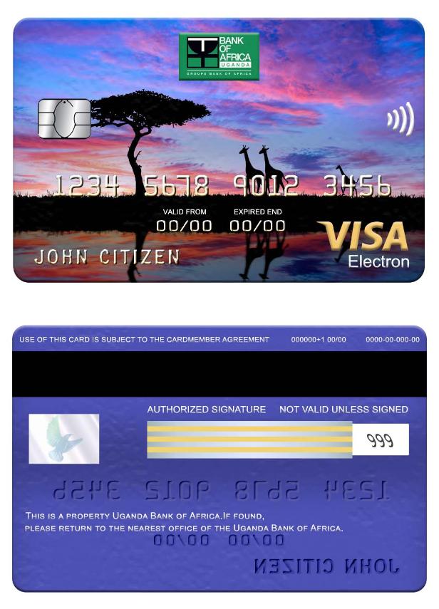 Uganda Bank of Africa visa electron